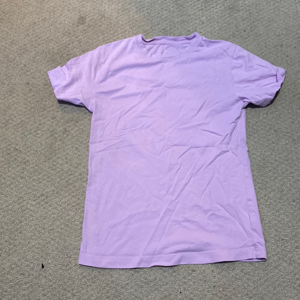 Pinkish purple tee, extra small, blank